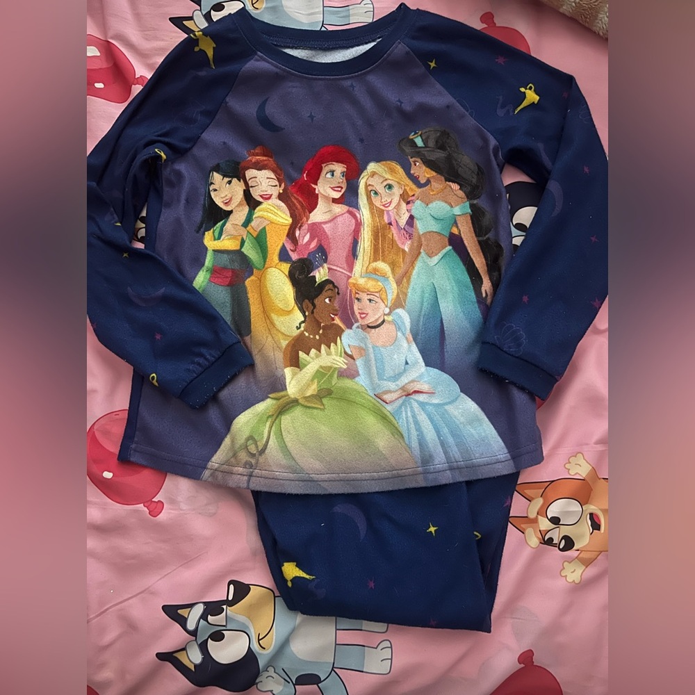 Disney Princesses pajamas set size 6